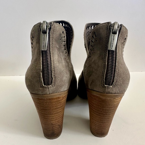 Vince Camuto gray suede booties. - Picture 5 of 5